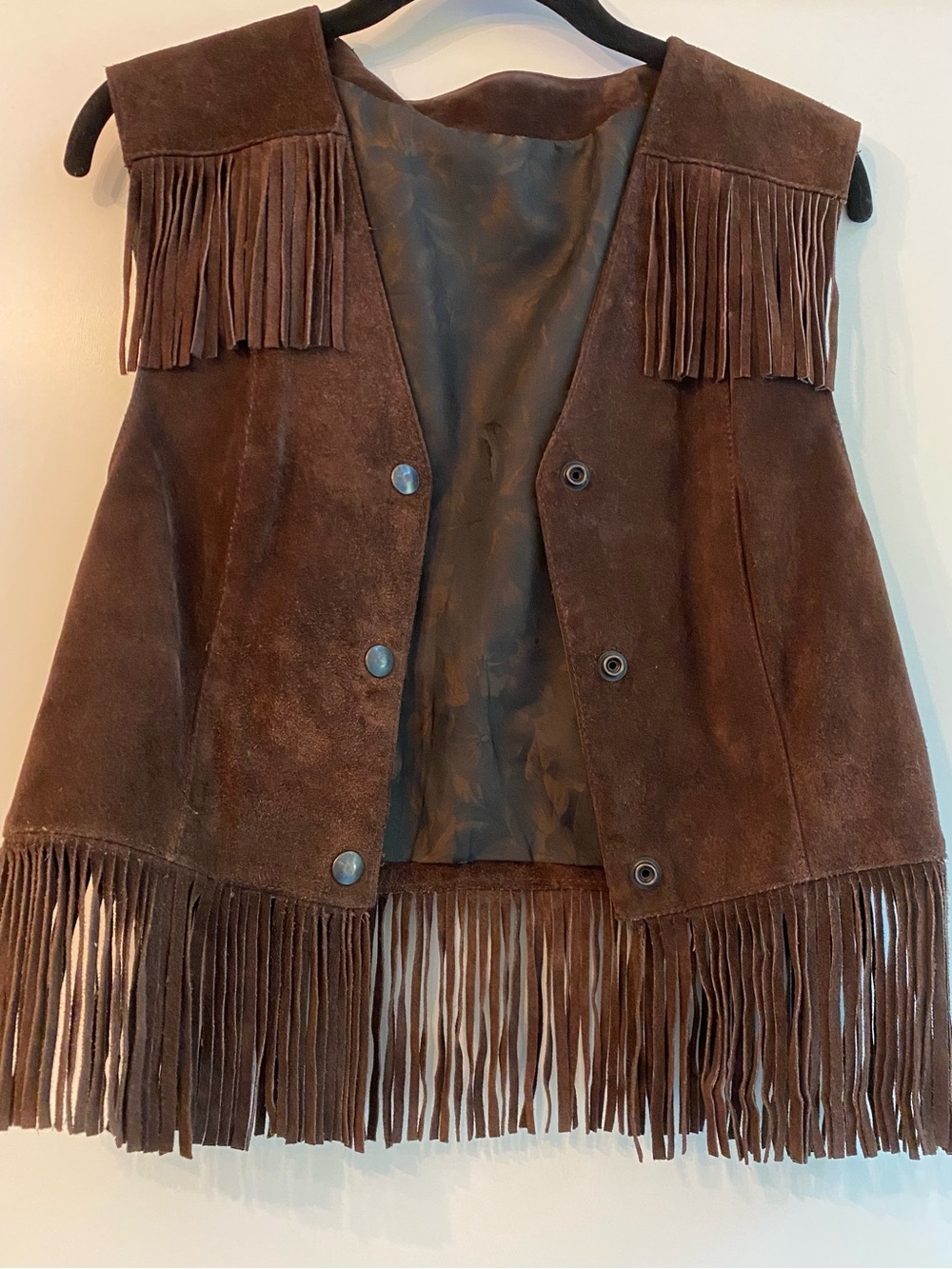 Brown Suede Fringe Vest - Women Jackets & Coats